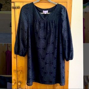 Lacey Parker Small Navy lace dress